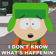I Dont Know Whats Happenin Kyle Broflovski GIF - I Dont Know Whats Happenin Kyle Broflovski South Park GIFs