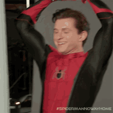 Relieved Peter Parker GIF - Relieved Peter Parker Spider Man GIFs