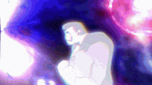 a cartoon drawing of a man with a hood on