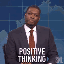 Positive Thinking Saturday Night Live GIF - Positive Thinking Saturday Night Live Weekend Update GIFs