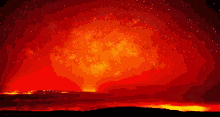 Fire Sky From Http://Headlikeanorange.Tumblr.Com/ GIF - Night Sky Time Lapse GIFs