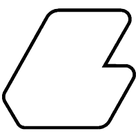 a red and black logo with the letter p and s