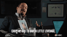 Cant Be Bad To Have A Little Leverage Odafin Tutuola GIF - Cant Be Bad To Have A Little Leverage Odafin Tutuola Law And Order Special Victims Unit GIFs