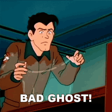 Bad Ghost Ghostbusters GIF - Bad Ghost Ghostbusters The Real Ghostbusters GIFs