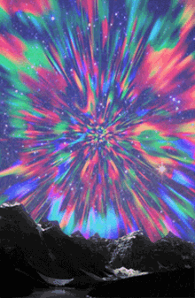 Colorfull Universe Enlightenment GIF - Colorfull Universe Enlightenment Empty Space Is Full Of Colors GIFs