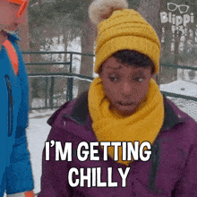 I'M Getting Chilly Meekah GIF - I'M Getting Chilly Meekah Blippi Wonders - Educational Cartoons For Kids GIFs