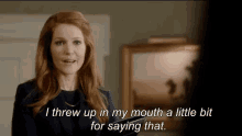 scandal abby threw up i threw up in my mouth darby stanchfield abby whelan