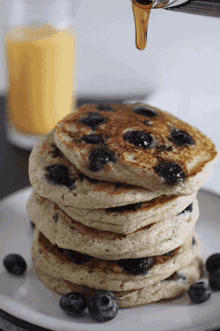 Pancakes Syrup GIF - Pancakes Syrup Blueberries GIFs