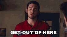 Get Out Of Here Charlie GIF - Get Out Of Here Charlie Nicholas Braun GIFs