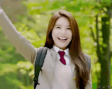 こんにちは　ハロー 着いた　公園少女  공원소녀 韓国 アイドル GIF