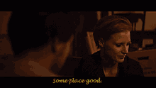 Jessica Chastain James Mcavoy GIF - Jessica Chastain James Mcavoy Some Place Good GIFs