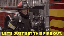 Station19 Andy Herrera GIF - Station19 Andy Herrera Lets Just Get This Fire Out GIFs