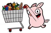 laculpa pig buy supermarket