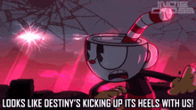 cuphead is kicking up his heels with us