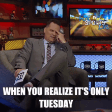 its only tuesday realizations fox sports live