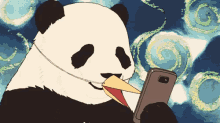 Bear Panda GIF - Bear Panda Texting GIFs