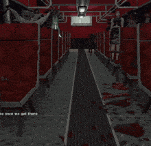 a girl in a green dress is standing in front of a ghost in a video game