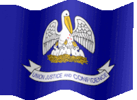 Louisiana Flag Sticker