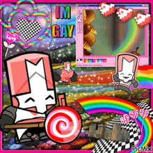 Picmix Pink Knight GIF - Picmix Pink Knight Castle Crashers GIFs