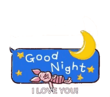 Good Night Piglet GIF - Good Night Piglet I Love You GIFs
