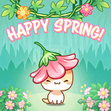 Spring Flowers Hello Spring GIF - Spring Flowers Hello Spring First Day Of Spring GIFs