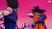Goku Vs Vegeta Super Hero GIF - Goku Vs Vegeta Super Hero GIFs
