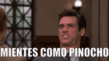 Jim Carrey Haciendo Una Mueca En El Juzgado GIF - Pinocho Mentira Mentiroso Mentiroso GIFs