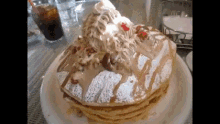 パンケーキ食べたい 朝ごはん　甘いもの　メイプルシロップ GIF - Pancake Sweets Maple Syrup GIFs