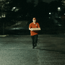 Running With Pizza Bucky Long Trunks GIF
