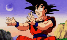 Dragon Ball Z Goku GIF - Dragon Ball Z Goku Clapping GIFs