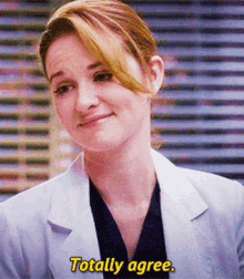 Greys Anatomy April Kepner GIF - Greys Anatomy April Kepner Totally Agree GIFs