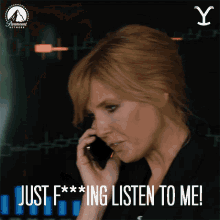 Just Fucking Listen To Me Kelly Reilly GIF