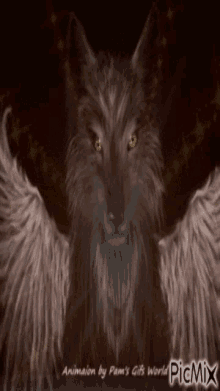Wolf Angel GIF - Wolf Angel GIFs