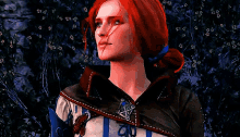 Triss Merigold The Witcher GIF - Triss Merigold The Witcher Looking GIFs