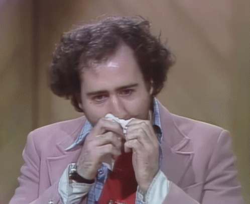Andy Kaufman Wiping Nose GIF - Andy Kaufman Wiping Nose Runny GIFs