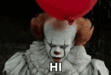 Hi Clown GIF - Hi Clown Pennywise GIFs