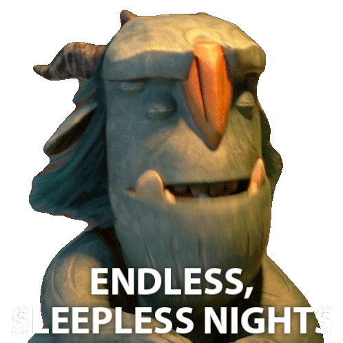 Endless Sleepless Nights Blinky Sticker - Endless Sleepless Nights Blinky Trollhunters Tales Of Arcadia Stickers