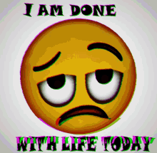 Done With Life Emoji GIF - Done With Life Emoji I Am Done With Life Today GIFs