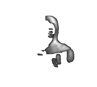 a black and white drawing of a person 's torso on a white background