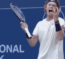 andrey rublev argh tennis angry scream