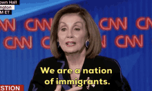 nancy pelosi we are a nation of immigrants talking interview
