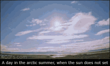 7 GIF - Arctic Summer Sun Set GIFs