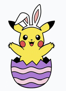 Pikachu Easter GIF