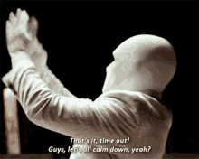 Moon Knight Mr Knight GIF - Moon Knight Mr Knight Thats It Time Out GIFs