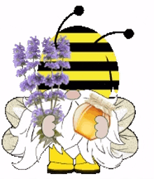 animated gnome bumble bee
