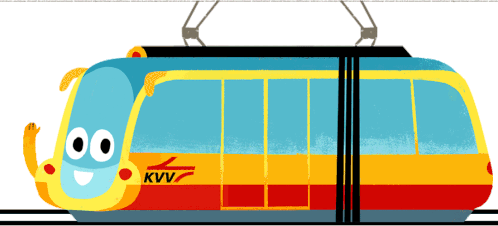 Kvv Train Sticker - Kvv Train Wave Stickers