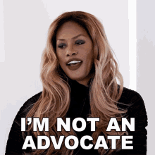 Im Not An Advocate Of That Laverne Cox GIF - Im Not An Advocate Of That Laverne Cox I Do Not Believe In That GIFs