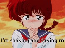 Shaking And Crying Rn Ranma GIF - Shaking And Crying Rn Ranma Anime Schoolgirl GIFs