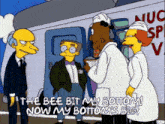 Homer Simpsons Bee Sting The Simpsons GIF