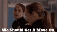 Station19 Andy Herrera GIF - Station19 Andy Herrera We Should Get A Move On GIFs